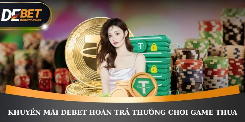 Khuyến mãi DEBET hoàn trả thưởng chơi game thua